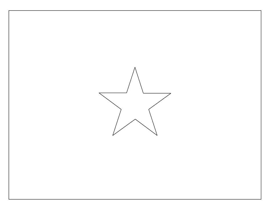 Dibujo de Bandera de Vietnam para Colorear y Imprimir