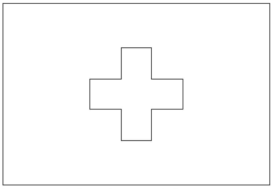 Bandera para Colorear