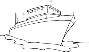 dibujo barco asombroso imprimir y colorear