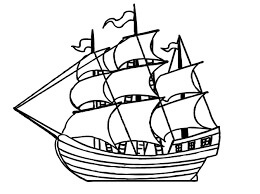 dibujo buen barco imprimir y colorear