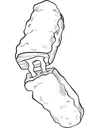 Dibujo de Caramelo de Chocolate para Colorear y Imprimir