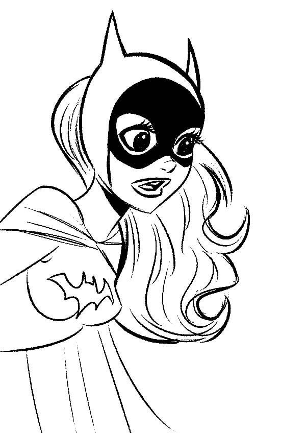 Dibujo de Batichica Sorpresa para Colorear y Imprimir