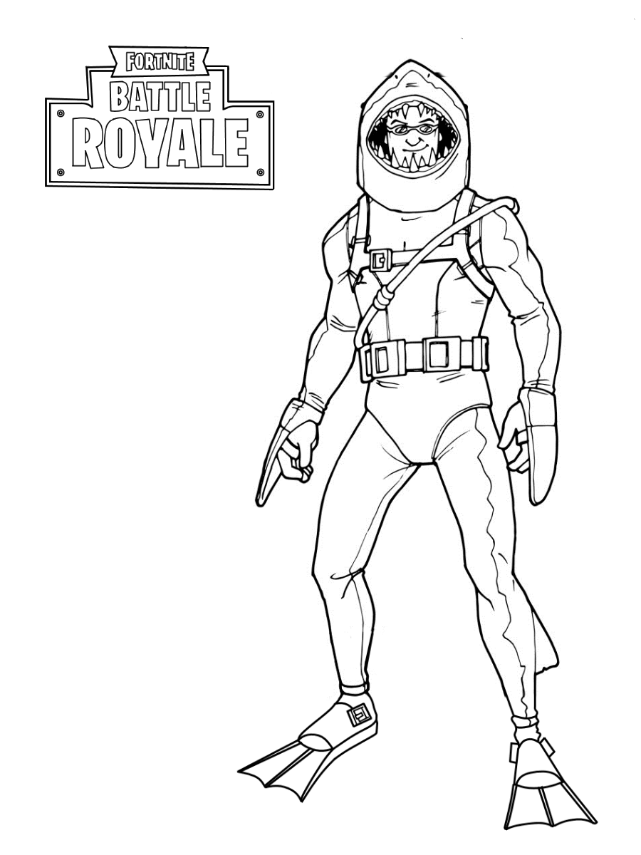Dibujo de Chomp Sr para Colorear y Imprimir