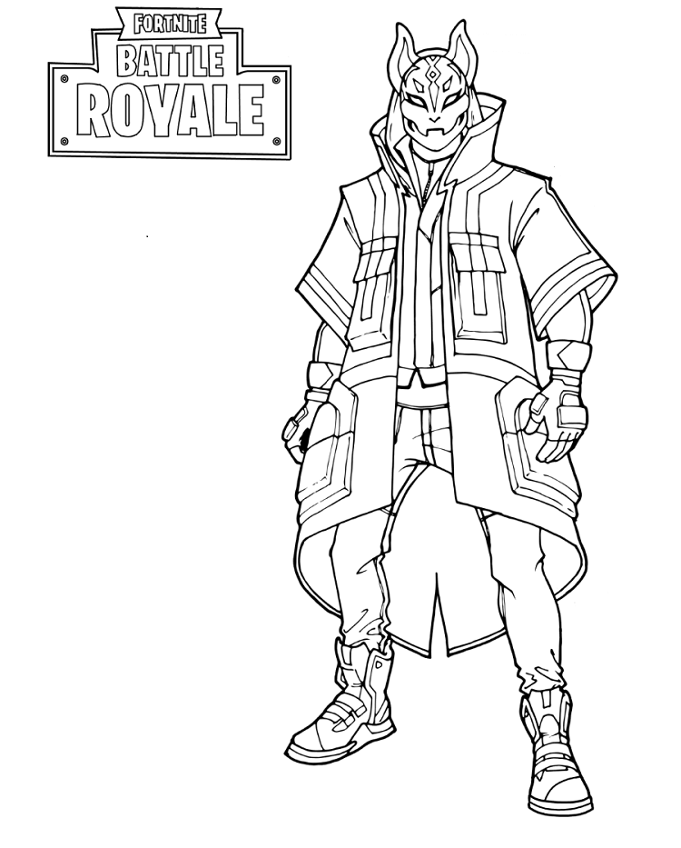 Dibujo de Deriva de La Piel Estilo 6 para Colorear y Imprimir