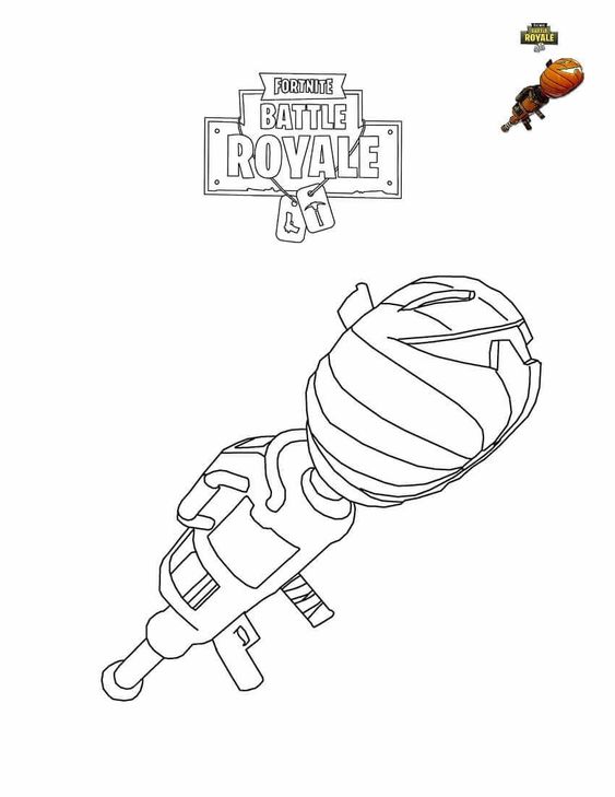 Dibujo de Lanzador de Calabaza para Colorear y Imprimir