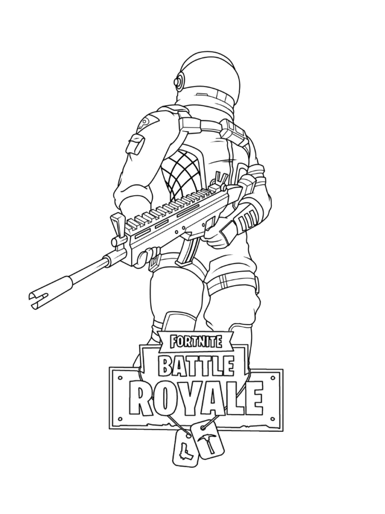 Dibujo de Voyager Oscura Con Cicatriz de Rifle para Colorear y Imprimir