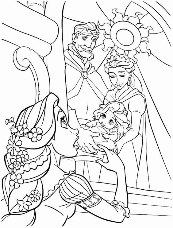 Bebé para Colorear