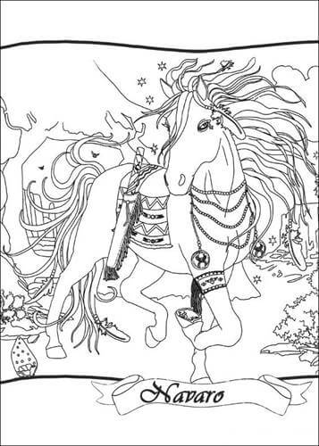 Dibujo de Bella Caminando para Colorear y Imprimir