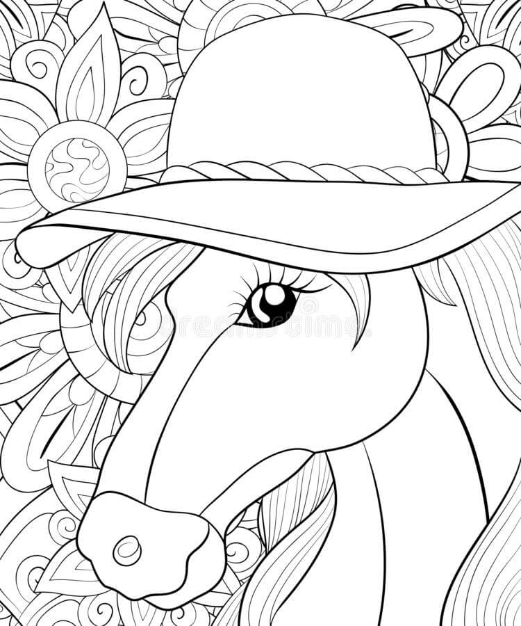 Dibujo de Bella Sara Adulto para Colorear y Imprimir