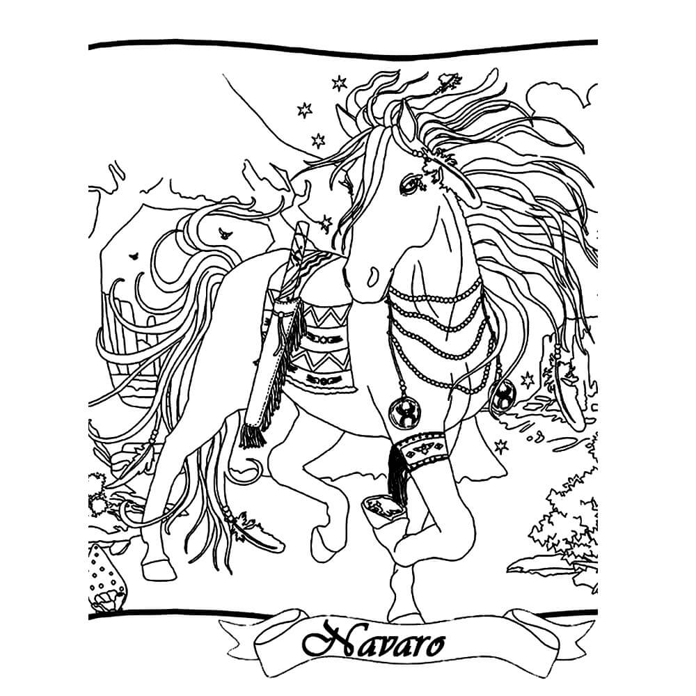 Dibujo de Bella Sara Linda para Colorear y Imprimir