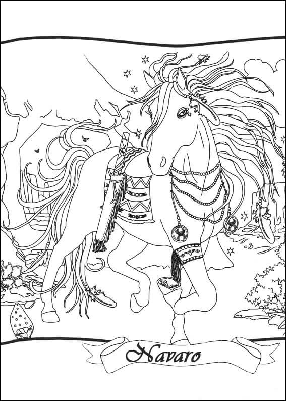Dibujo de Hermosa Bella para Colorear y Imprimir
