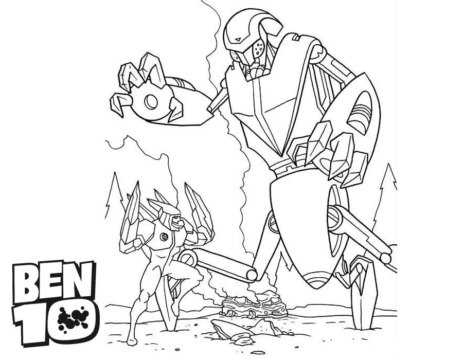 Ben 10 para Colorear