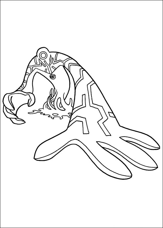 dibujo mejora en ben 10 para colorear