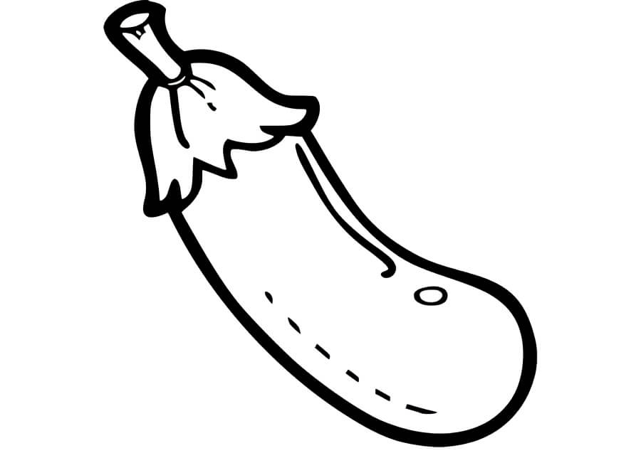 dibujo berenjena dibujo para colorear