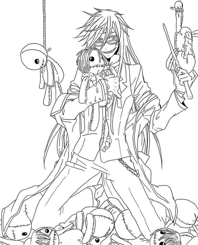 Black Butler para Colorear
