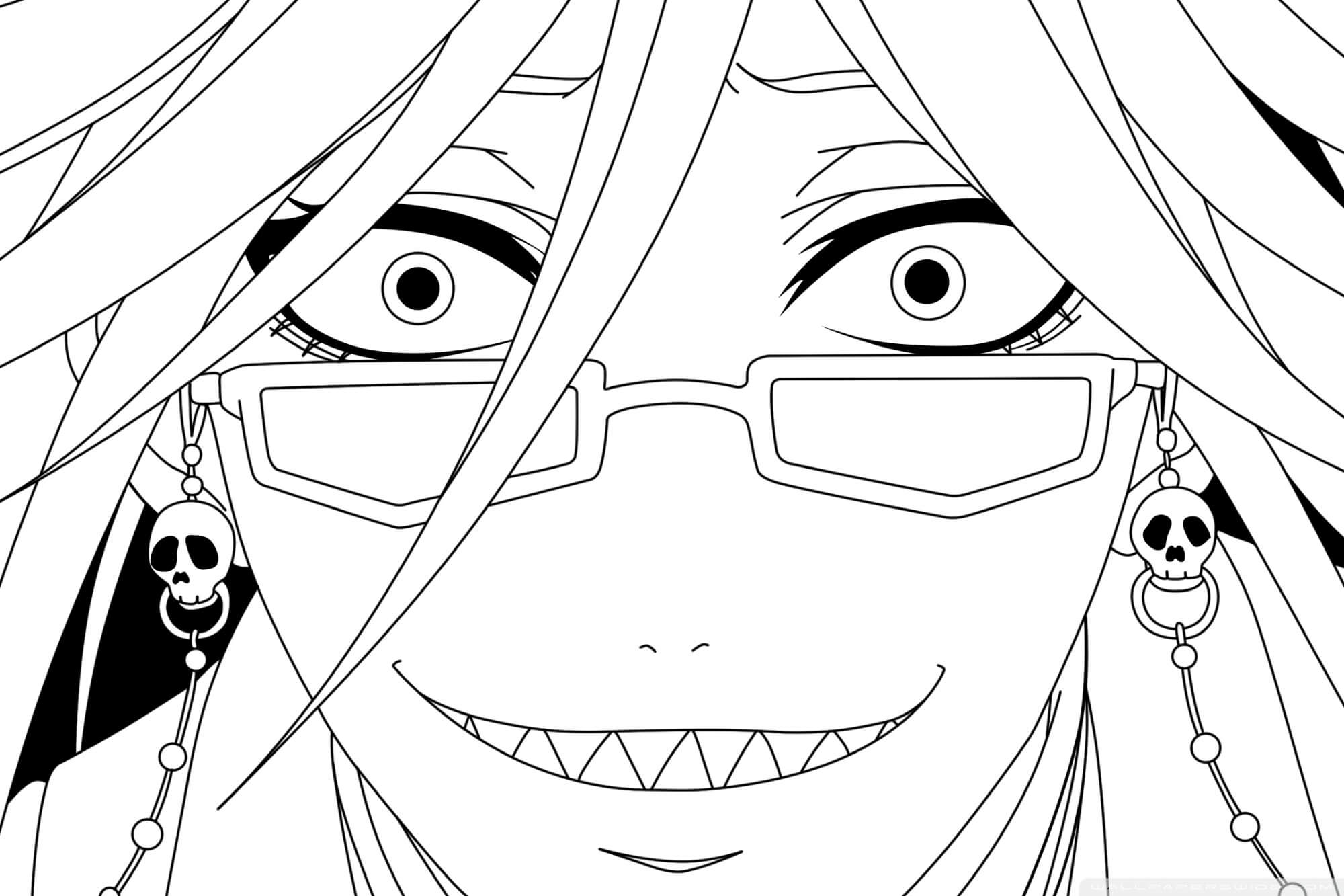 Dibujo de Grell Sutcliff Divertido para Colorear y Imprimir