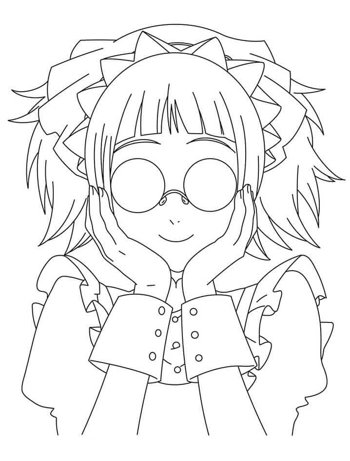 Dibujo de Mey Rin de Mayordomo Negro para Colorear y Imprimir