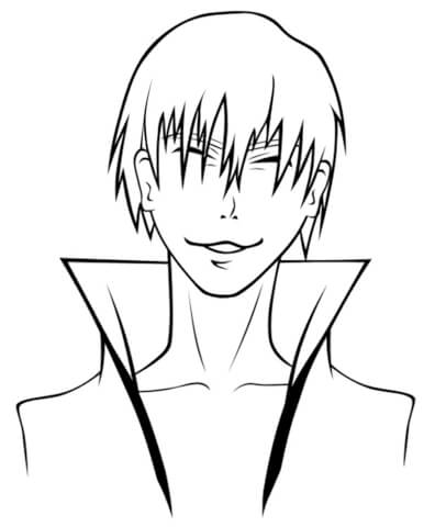 Dibujo de ¡Feliz Ichimaru para Colorear y Imprimir