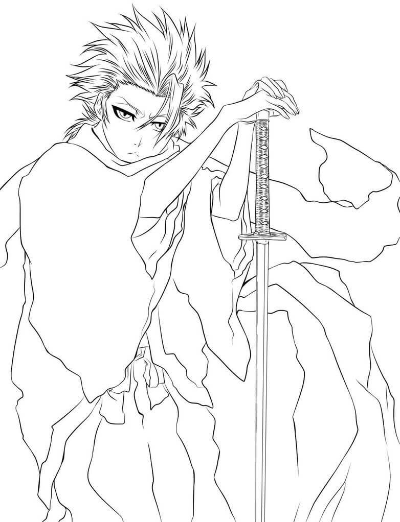 Dibujo de Fresco Toshiro para Colorear y Imprimir