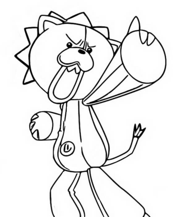 Dibujo de Mascota de Ichigo para Colorear y Imprimir