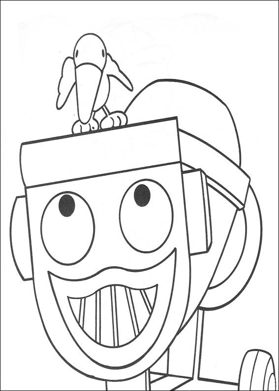 dibujo mareado y hamish para colorear
