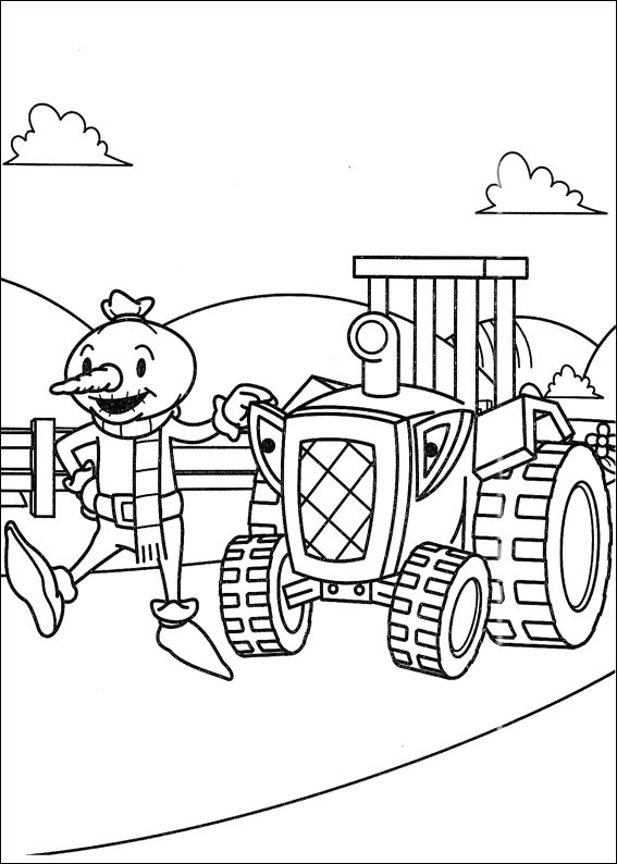 dibujo spud y travis para colorear