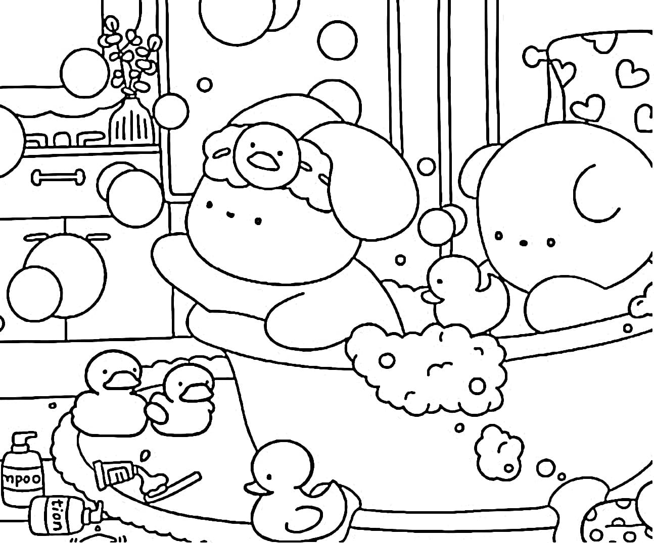 dibujo bobbie goods bathroom pdf imprimir y colorear