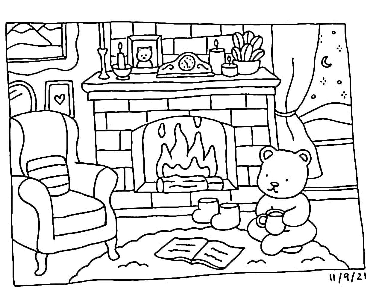 dibujo bobbie goods bear pdf imprimir y colorear