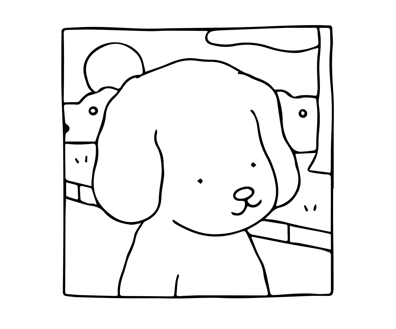 dibujo bobbie goods dog pdf imprimir y colorear