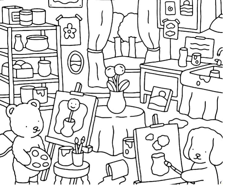 dibujo bobbie goods free printable pdf imprimir y colorear