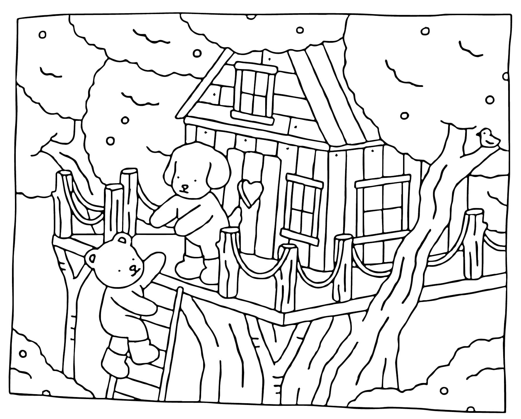 dibujo bobbie goods treehouse pdf imprimir y colorear