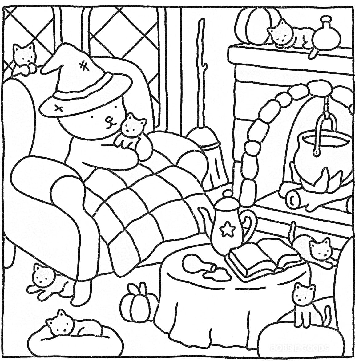 dibujo bobbie goods wich pdf imprimir y colorear