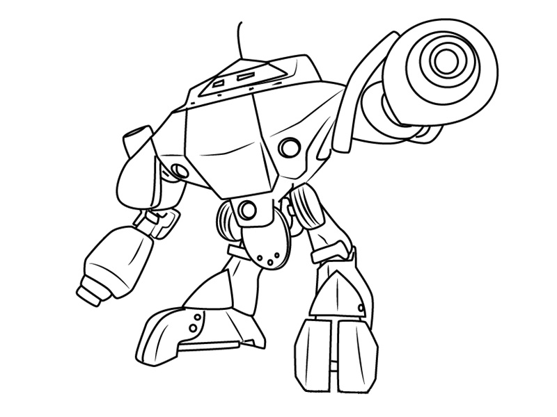 Dibujo de Súper Probe para Colorear y Imprimir
