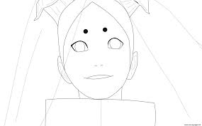 Dibujo de Momoshiki Otsutsuki para Colorear y Imprimir