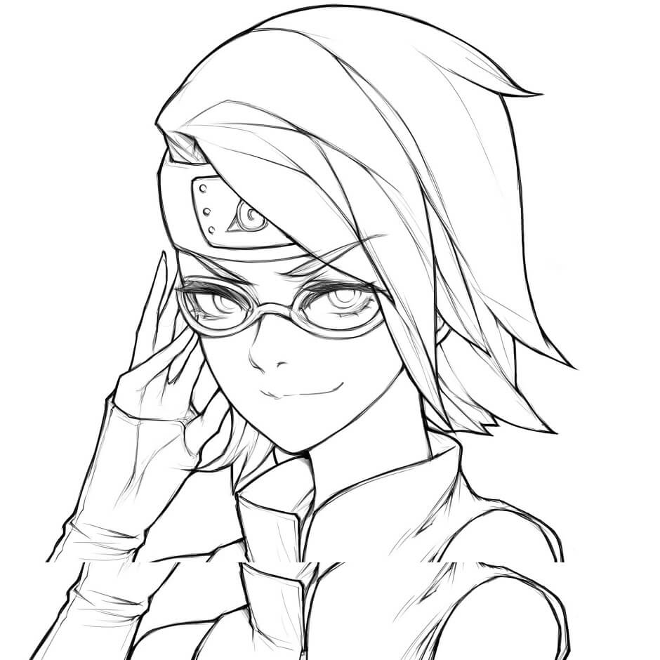 Boruto Naruto Próximas Generaciones para Colorear