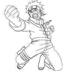 Dibujo de Uzumaki Naruto para Colorear y Imprimir