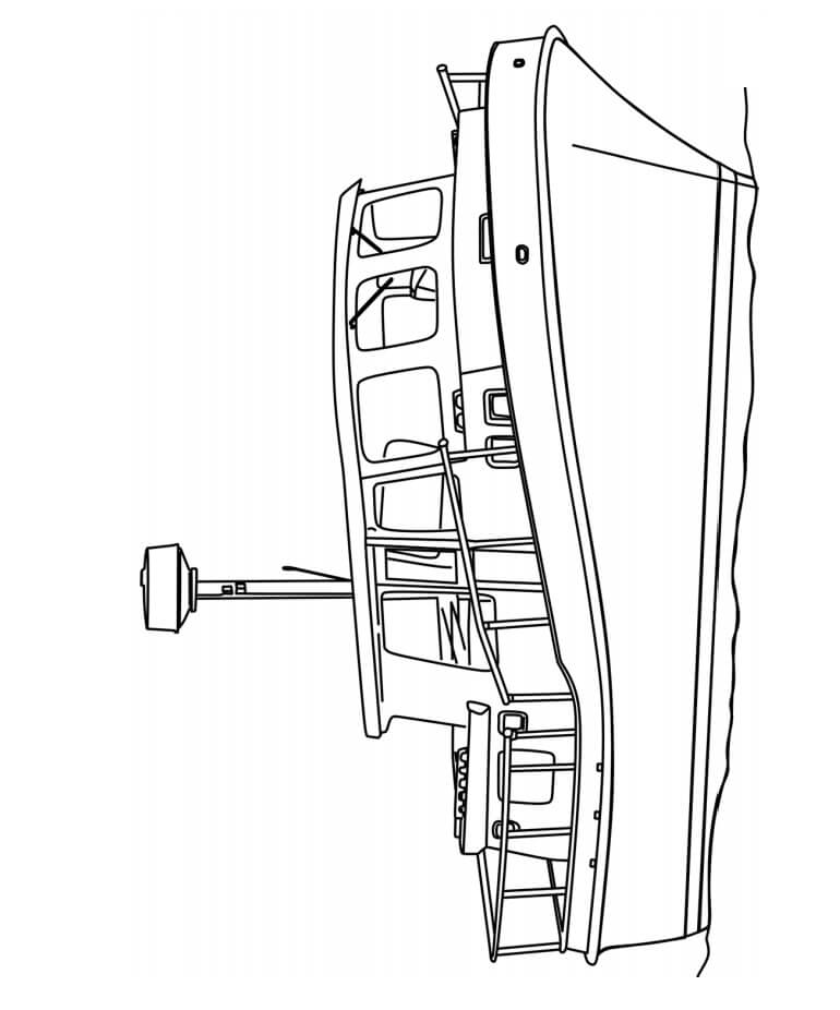 dibujo un remolcador para imprimir y colorear