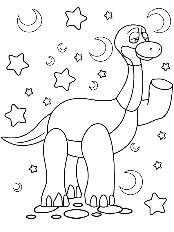 Dibujo de Bron The Friendly Dinosaur Poppy Playtime Edition Coloring Page para Colorear y Imprimir