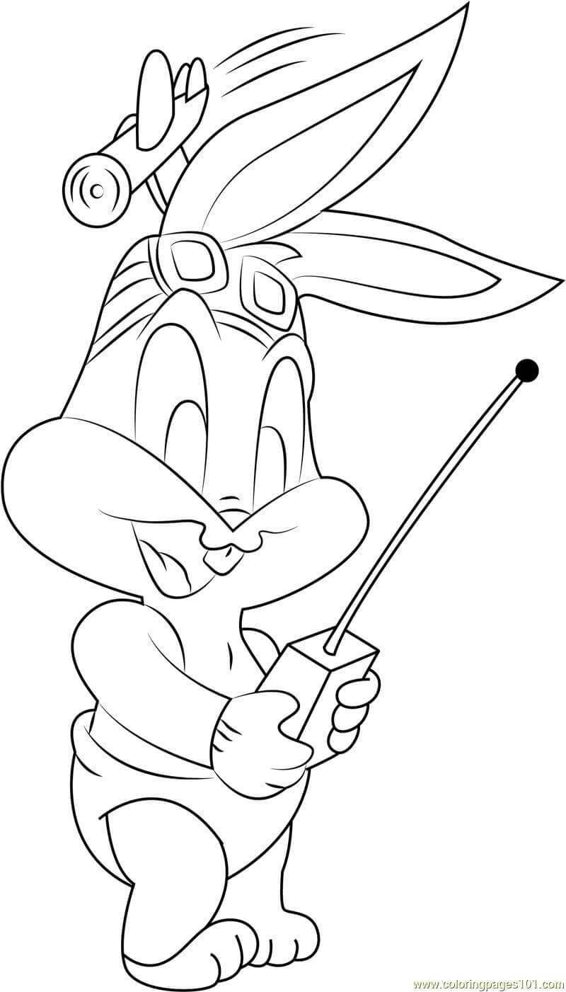 Dibujo de Bugs Bunny Perfecto para Colorear y Imprimir