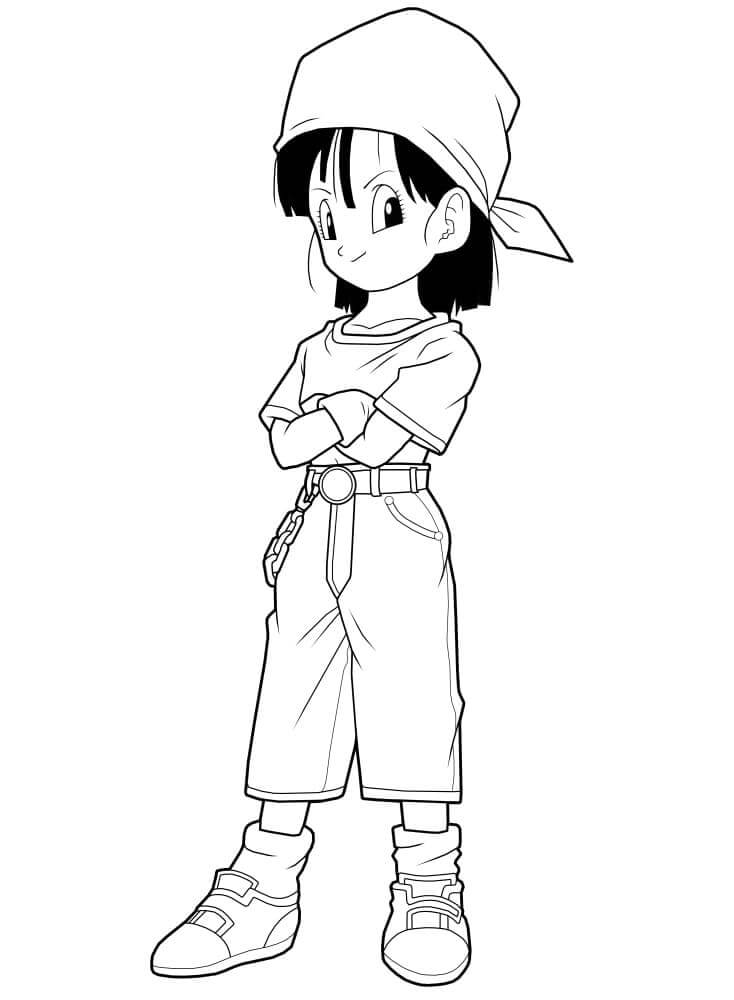 Dibujo de Bulma Joven para Colorear y Imprimir