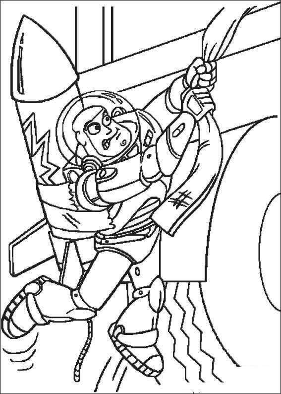 Dibujo de Buzz Lightyear 1 para Colorear y Imprimir