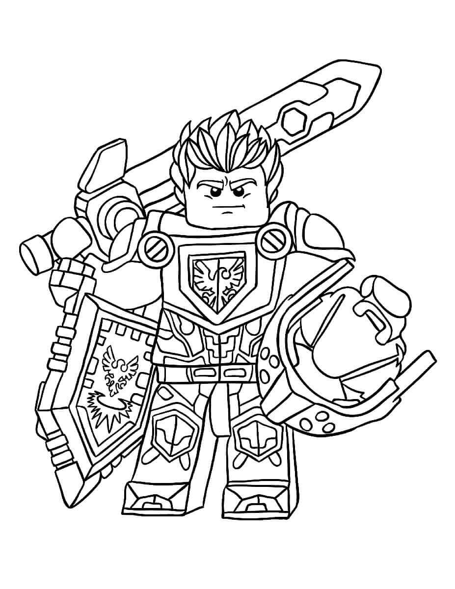 Caballero para Colorear