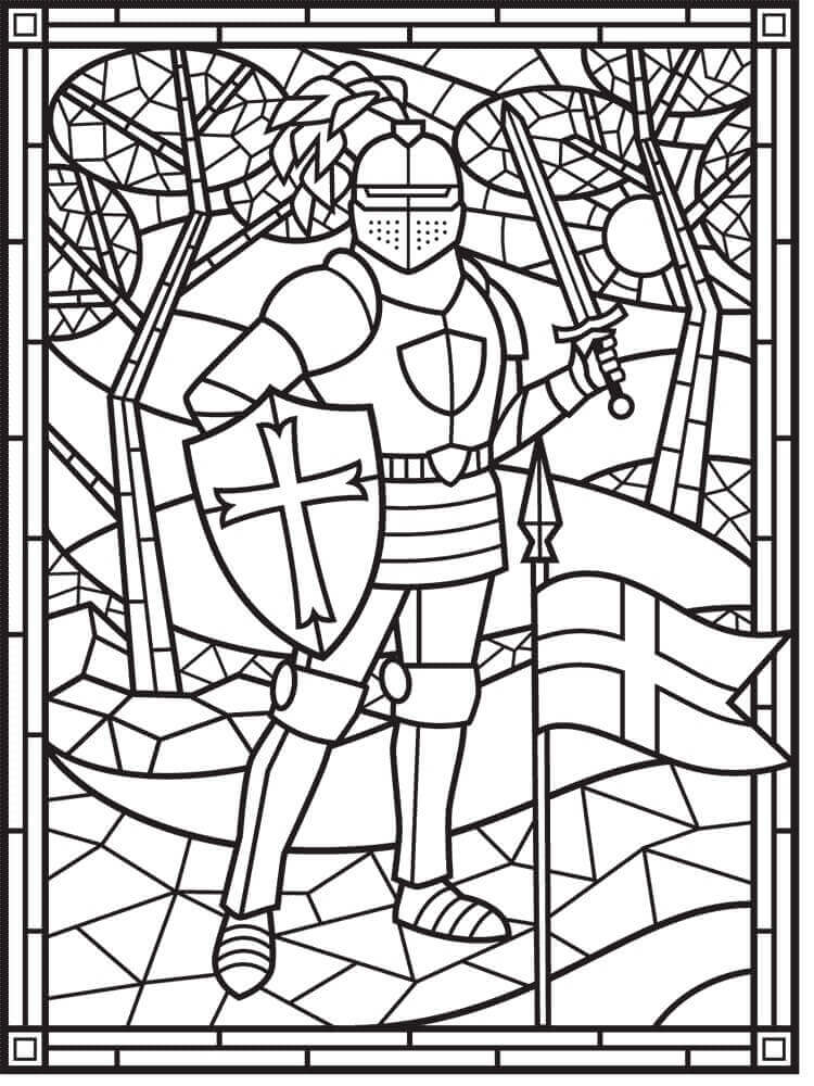 Caballero para Colorear