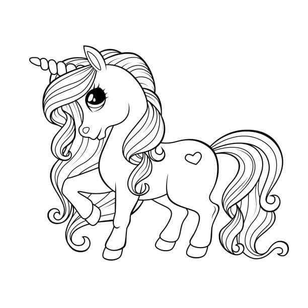 Caballo para Colorear