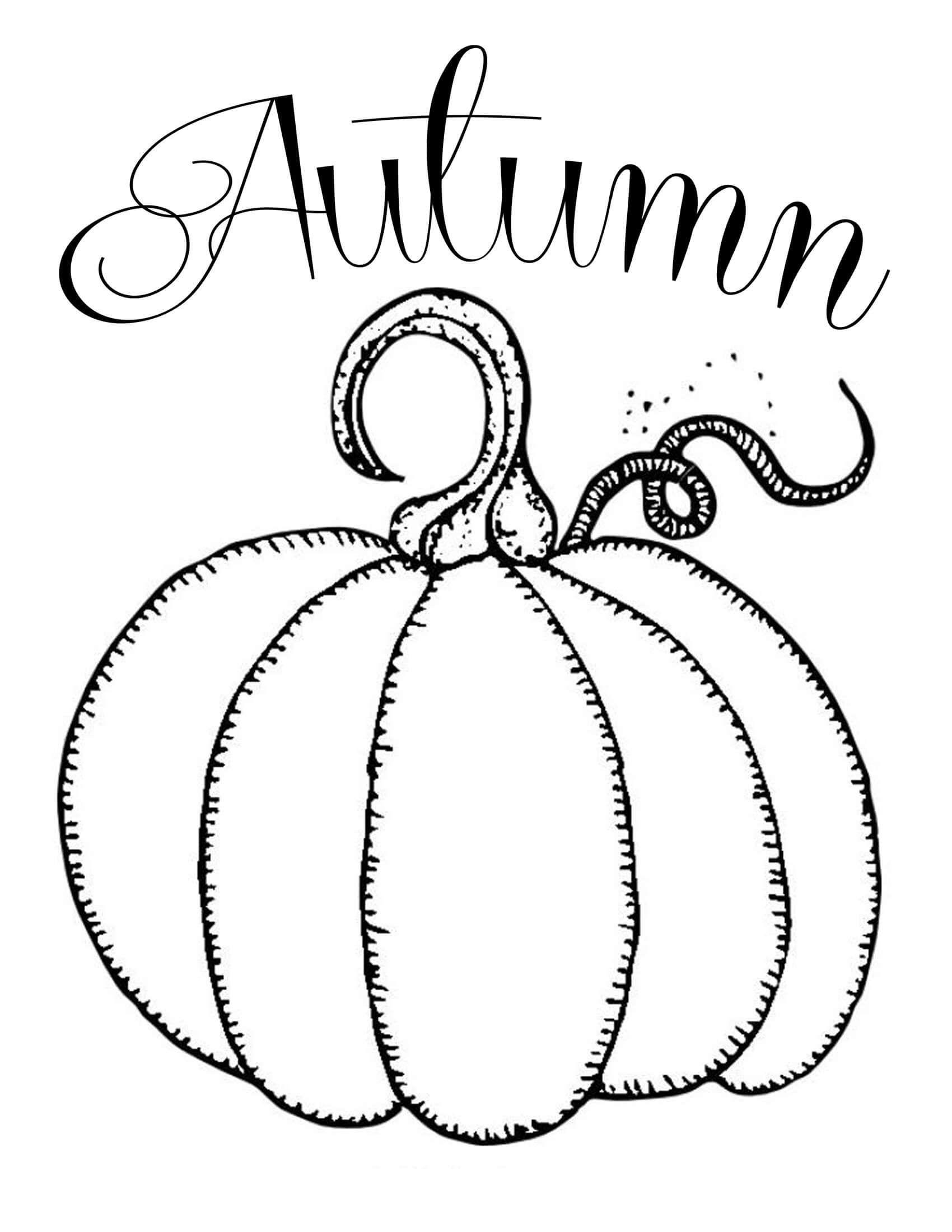 dibujo calabaza en vispera de todos los santos para colorear