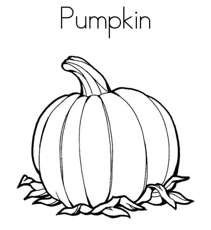 dibujo impresionante calabaza para colorear