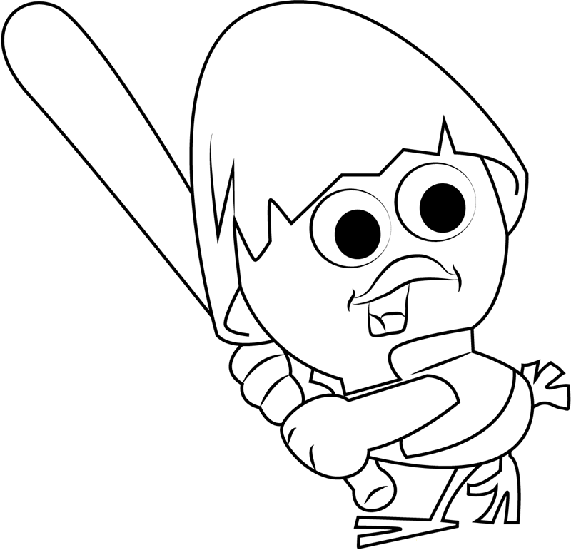 dibujo calimero para imprimir y colorear gratis para colorear