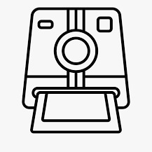 Dibujo de Cámara y Foto para Colorear y Imprimir