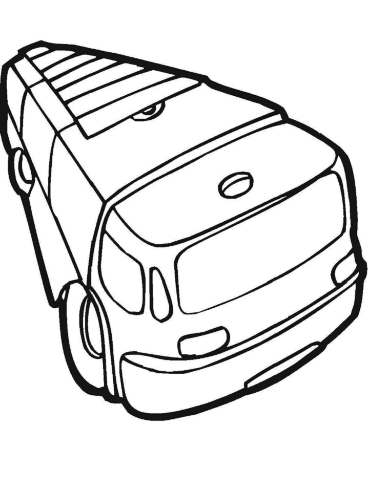 dibujo camion de bomberos simple imprimir y colorear