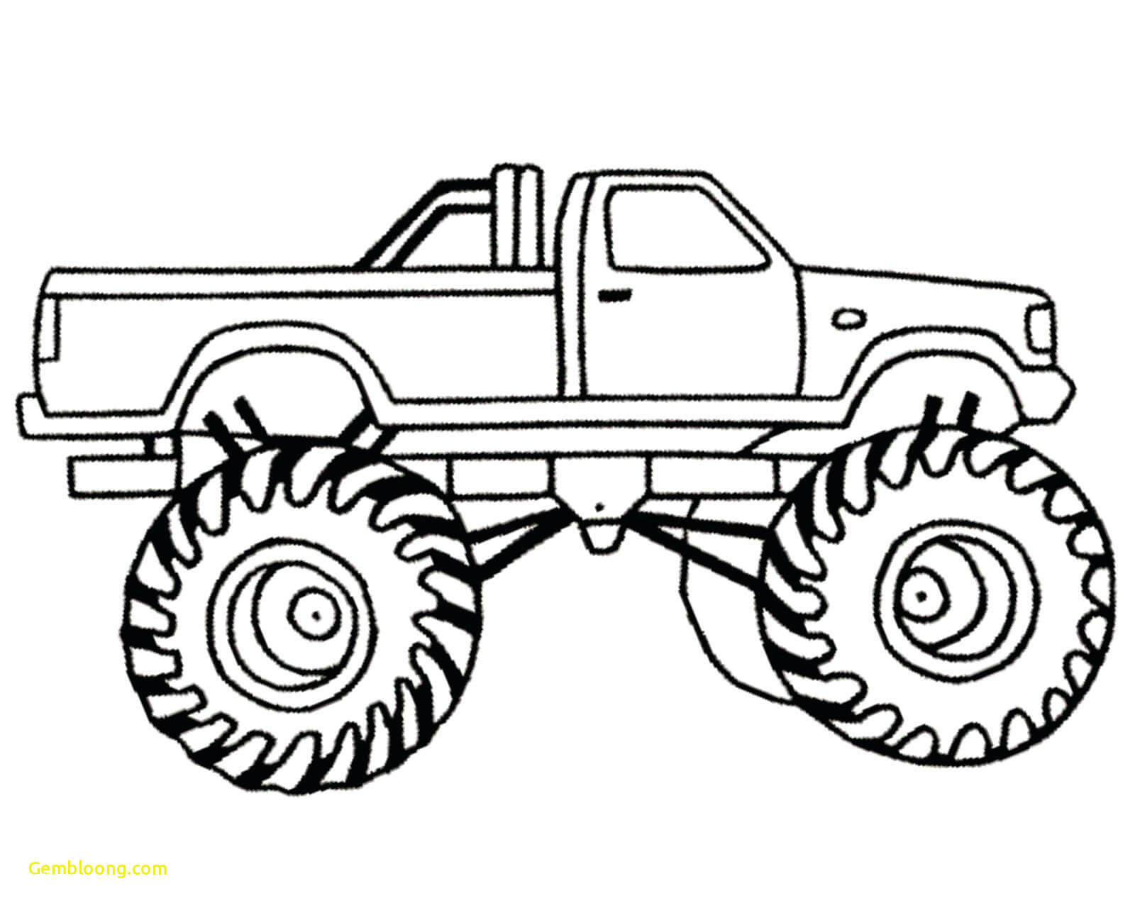 Dibujo de Camioneta Fabulosa para Colorear y Imprimir
